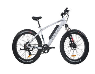 Comfortable Electric Fat Tire Mountain Bike , Fat Tire Electric Bicycle With Bluetooth